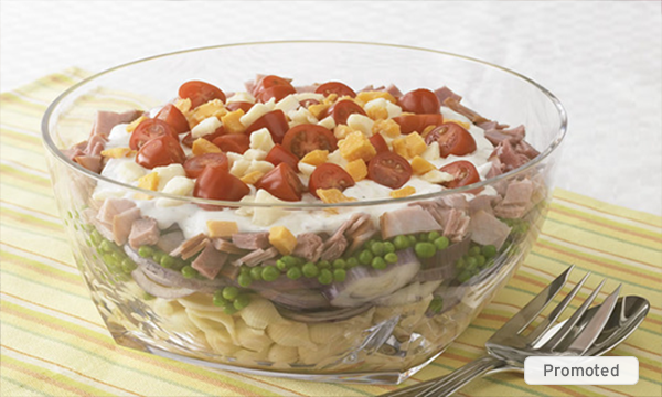 Layered Pasta Salad Recipe